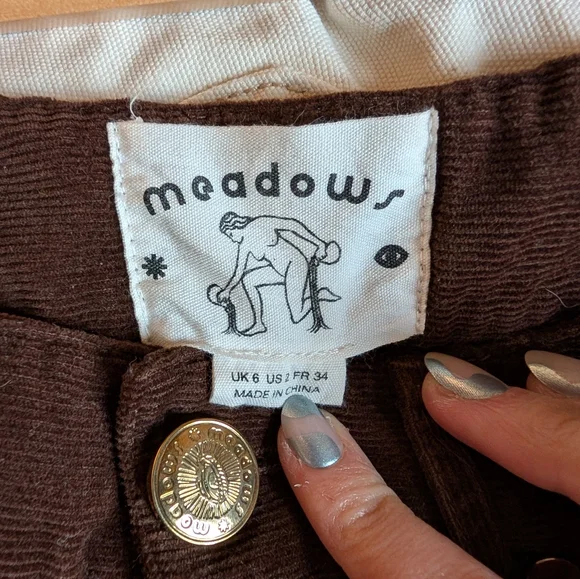 Meadows Brown Corduroy Pants - Picture 3 of 5